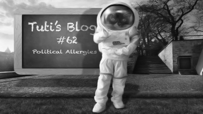 Political allergies astronaut cat
